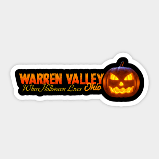 Warren Valley, Ohio from Trick R Treat Sticker